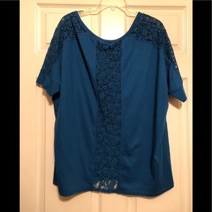 Lane Bryant Blouse with lace